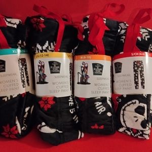 Tim Burton's The Nightmare Before Christmas woman's cuffed sleep pants